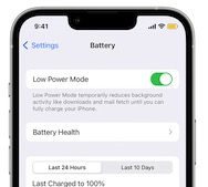 Use Low Power Mode to save battery life on your iPhone or iPad