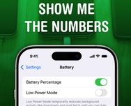 How to get the battery percentage back on iPhone